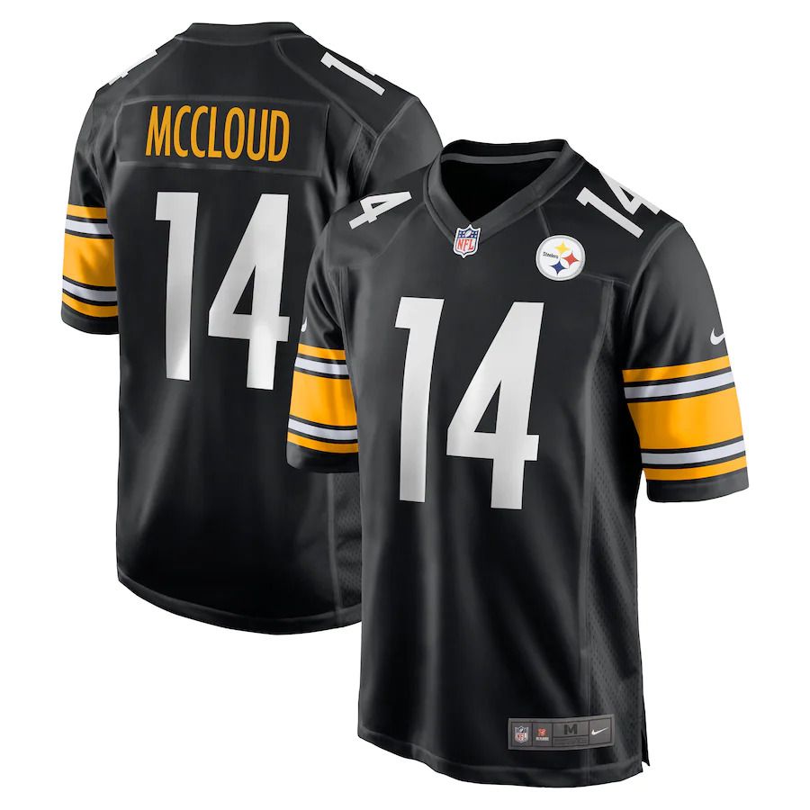 Men Pittsburgh Steelers #14 Ray-Ray McCloud Nike Black Team Game NFL Jersey